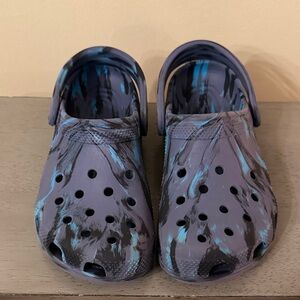 CROCS Kids Water Shoes in Blue and Gray
